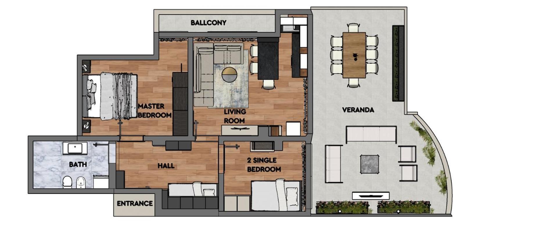 Vacation Vibes - Modern In Golem Near Sea